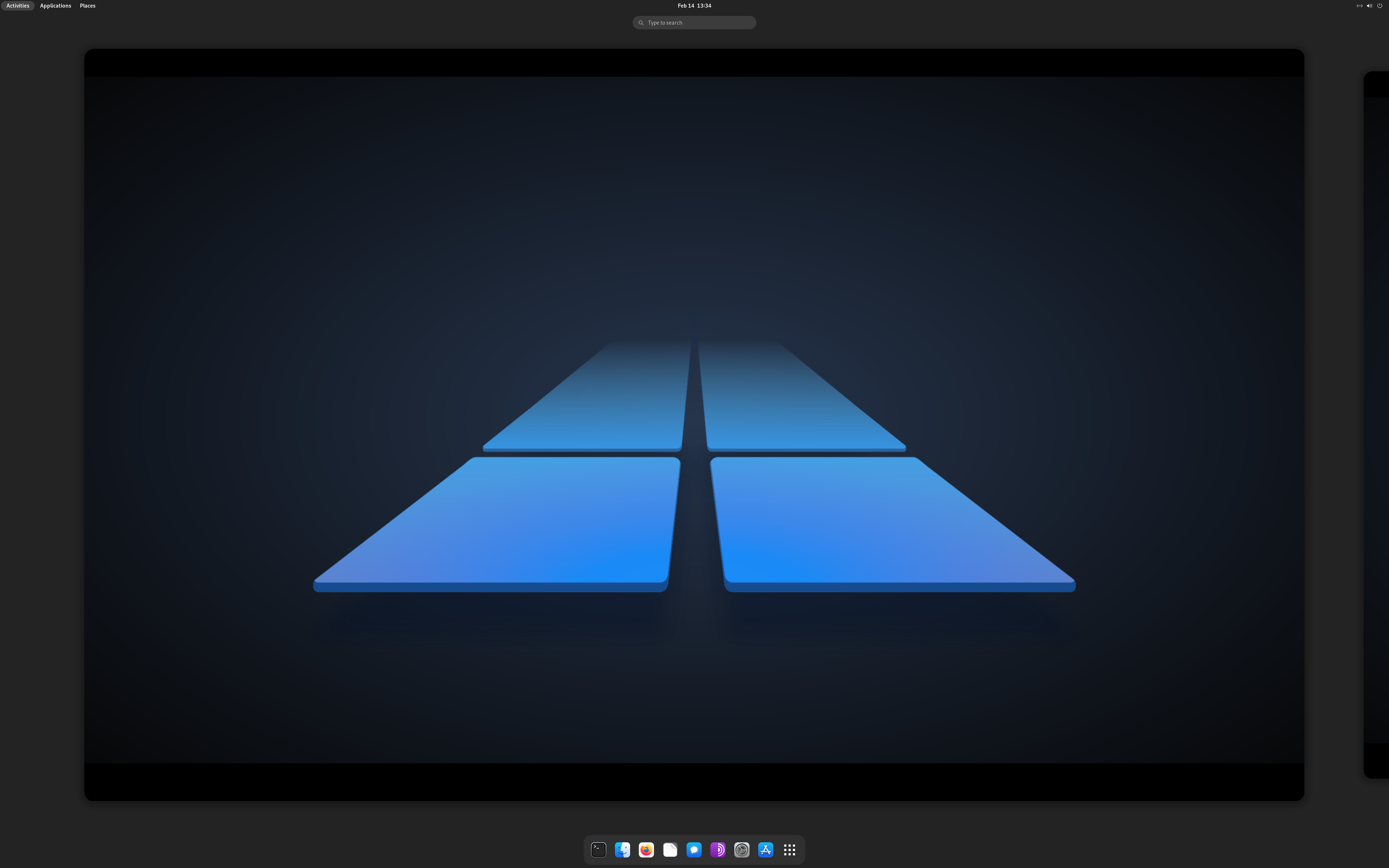 Gnoppix desktop screenshot: 23.2.15