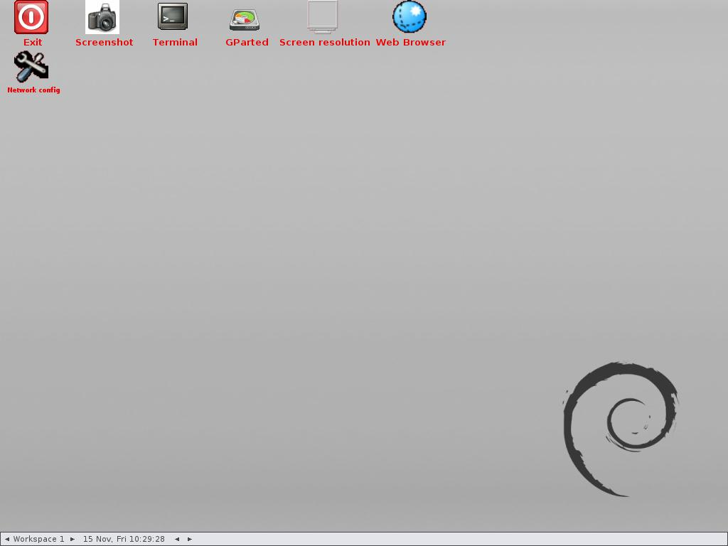GParted desktop screenshot: 0.16.2 11 desktop