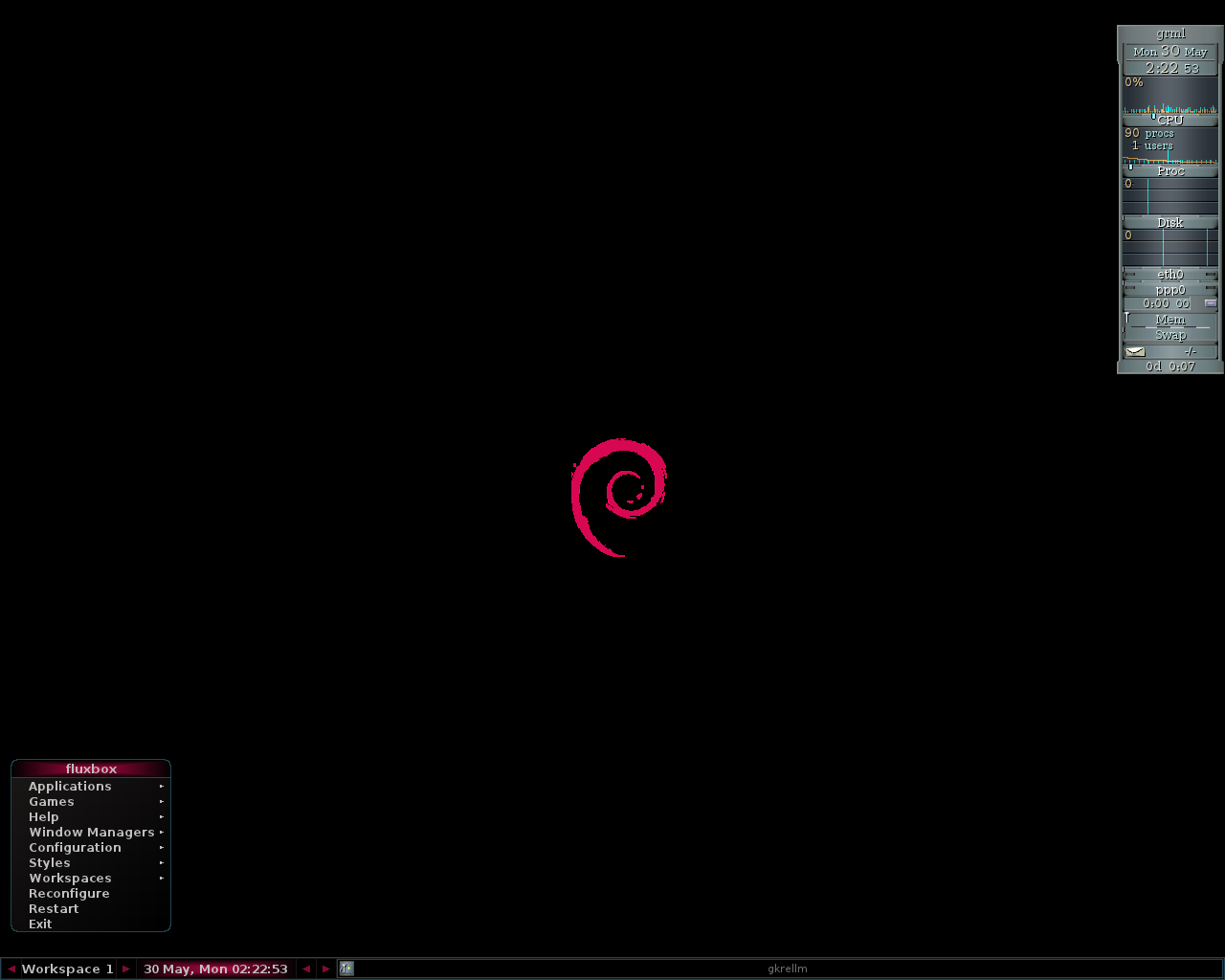 Grml desktop screenshot: 2011.05