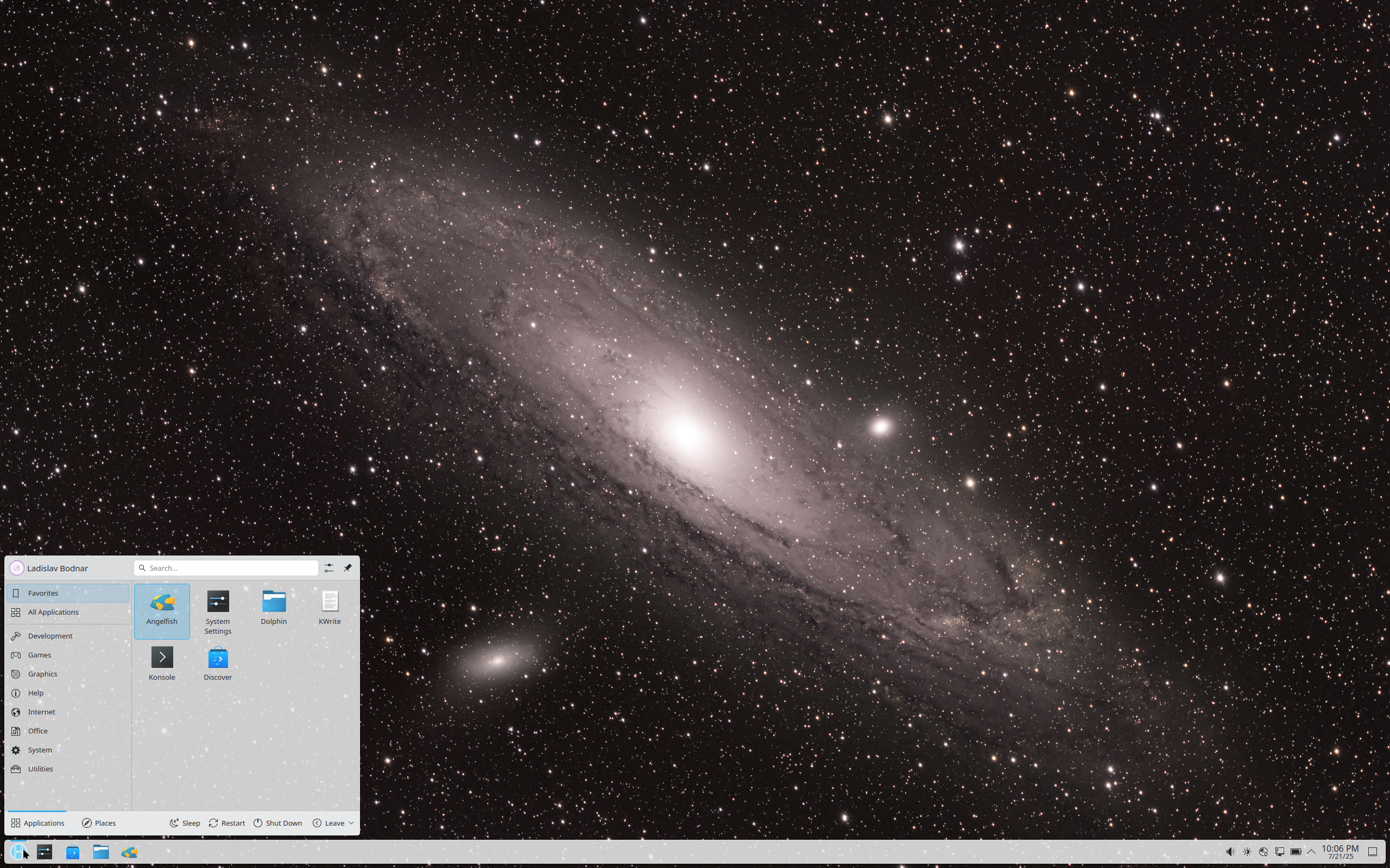 HeliumOS desktop screenshot: 10 beta