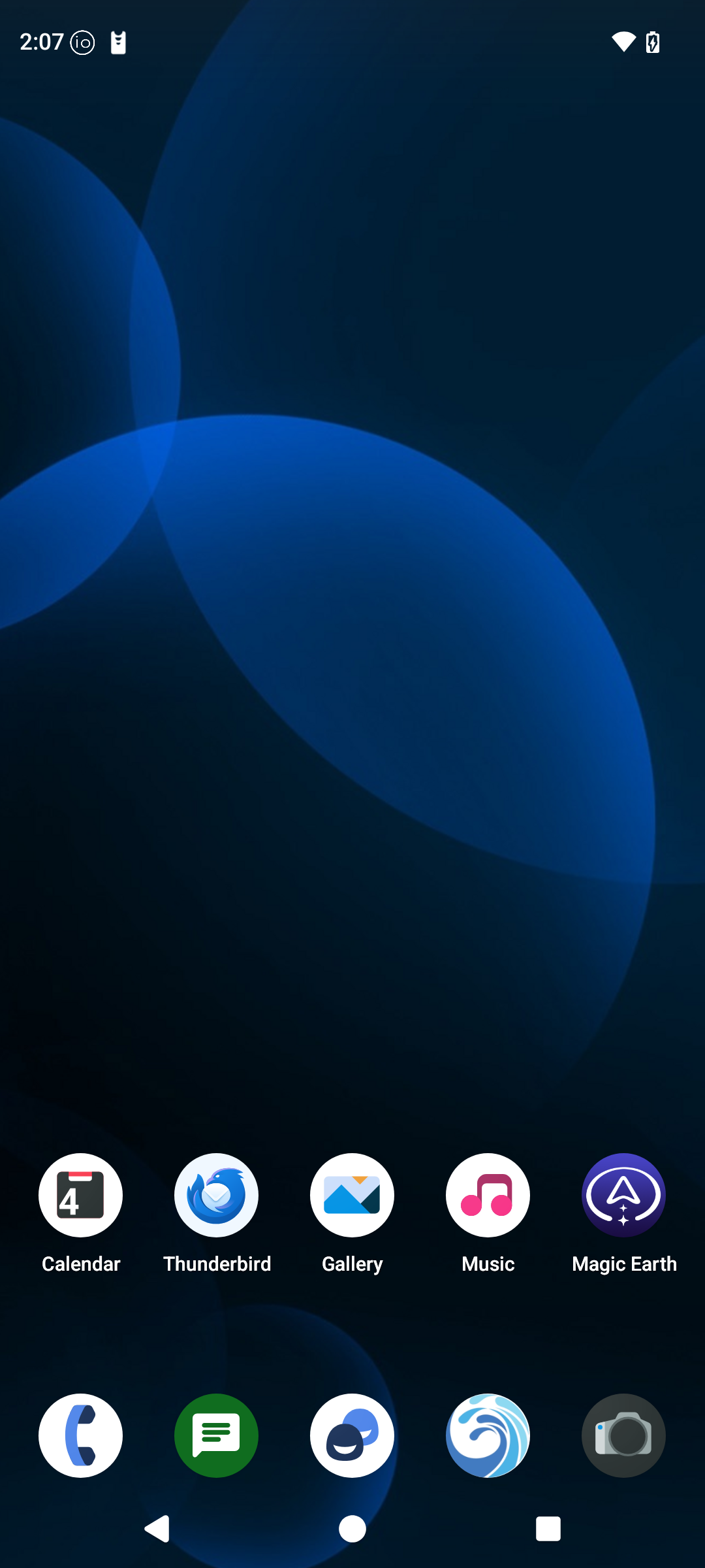 iodéOS desktop screenshot: 6.0 launchers