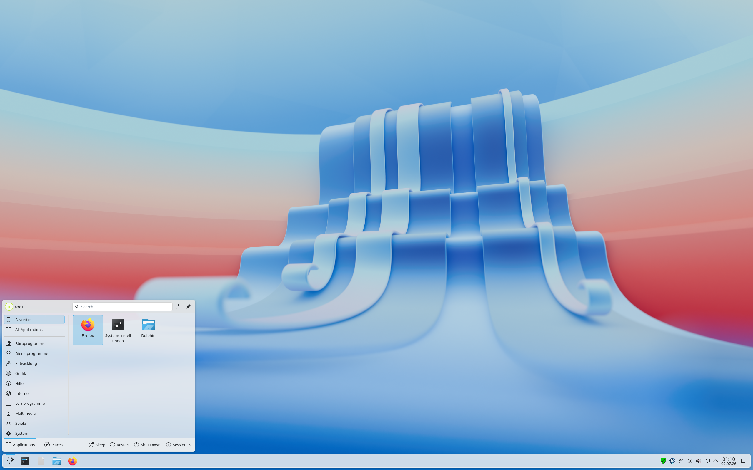 Kader⁴² desktop screenshot: 2026.07.08 kde