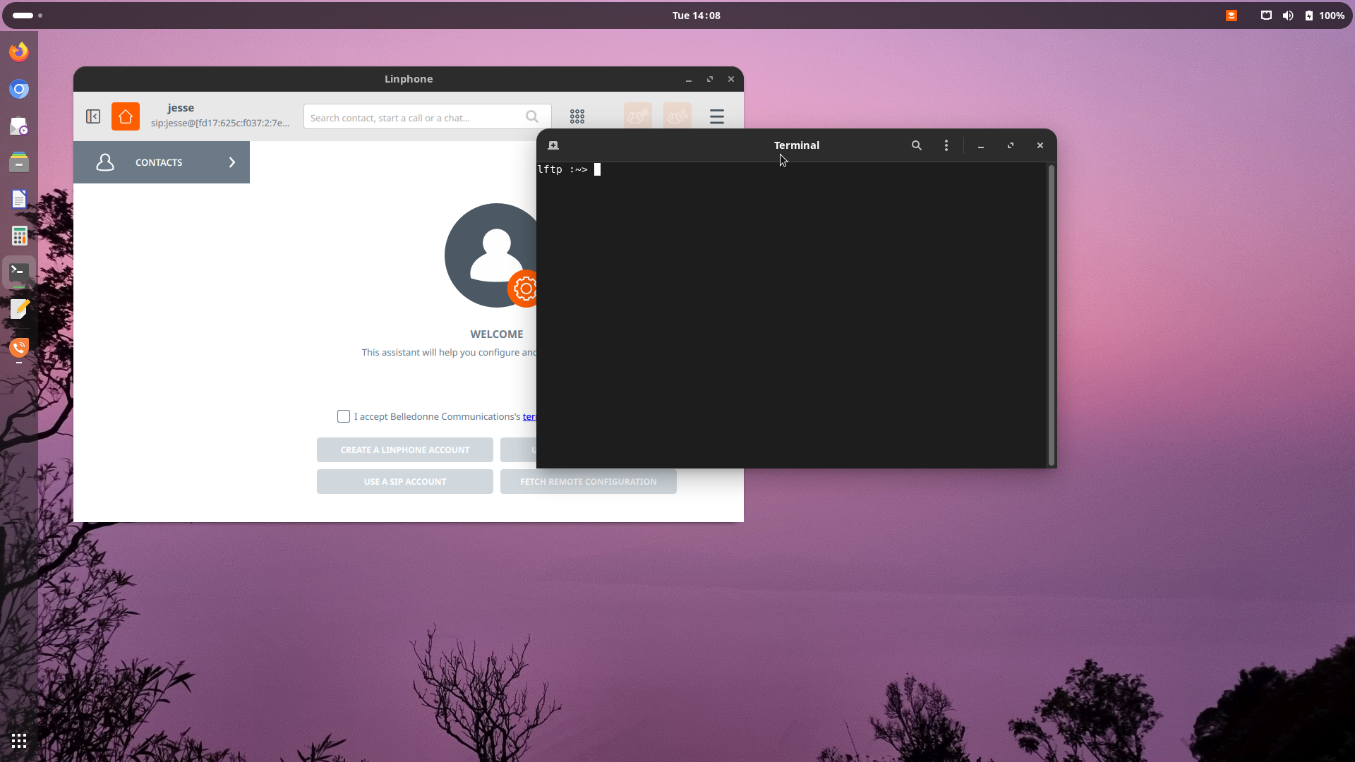 Kamarada desktop screenshot: 15.6 ftp