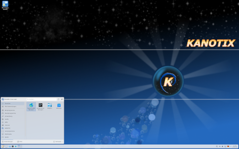KANOTIX desktop screenshot: Distribution overview