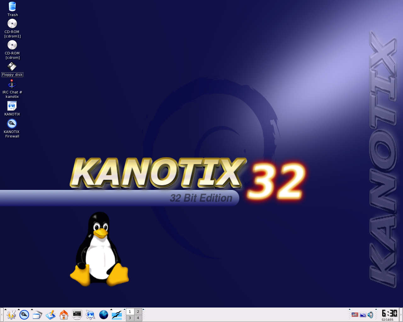 KANOTIX desktop screenshot: 2005 01