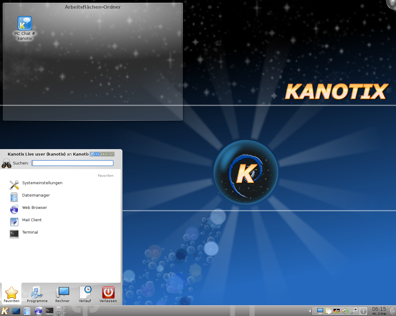 KANOTIX desktop screenshot: 2011 03