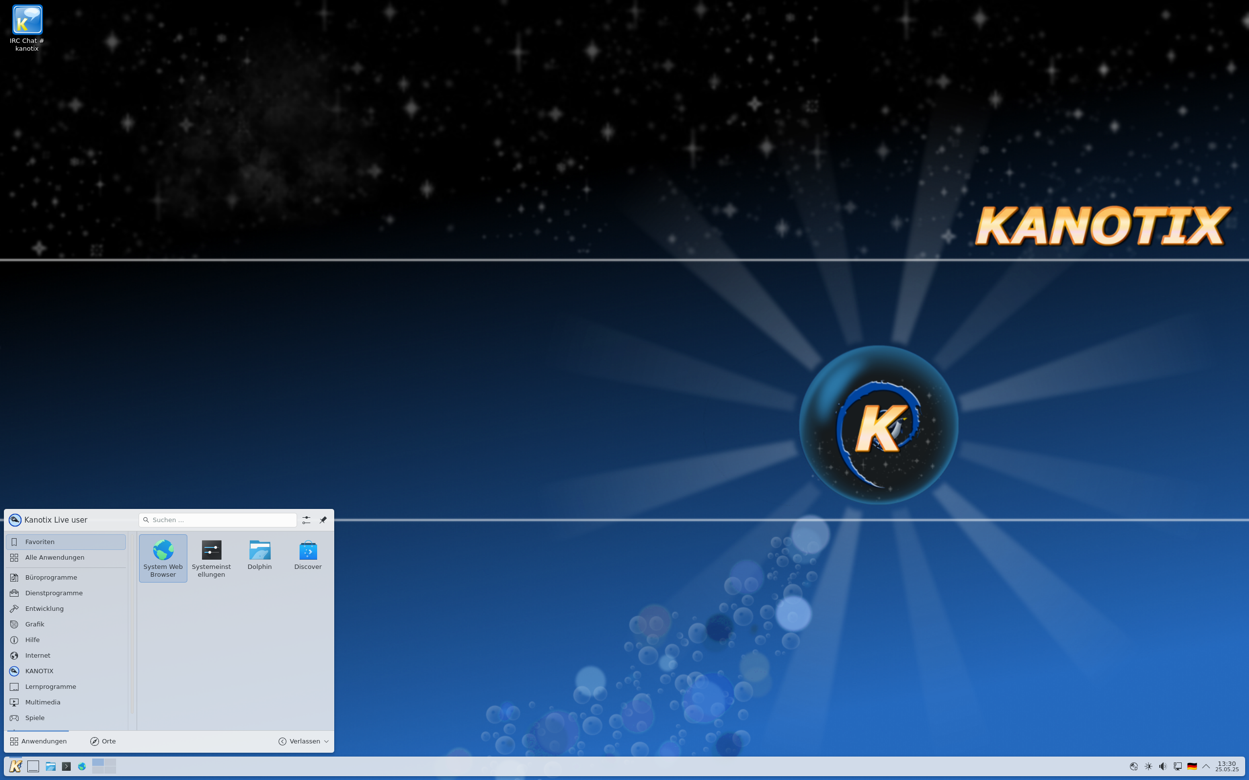 KANOTIX desktop screenshot: 2025