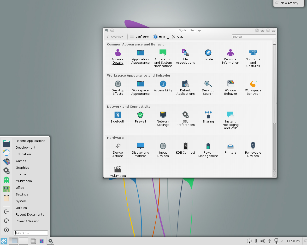 KaOS desktop screenshot: 2014.06 desktop