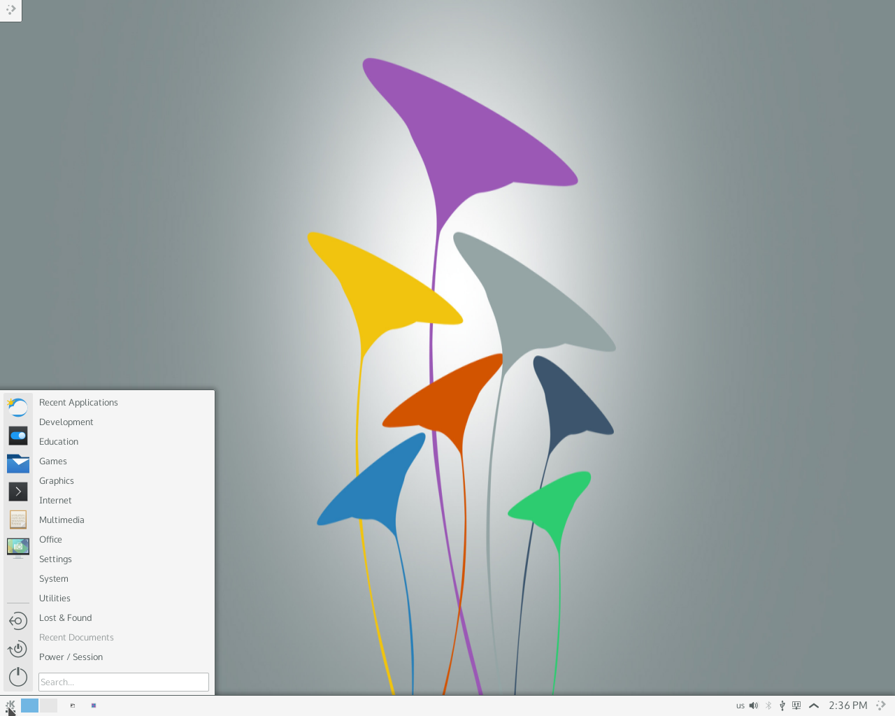 KaOS desktop screenshot: 2015.02