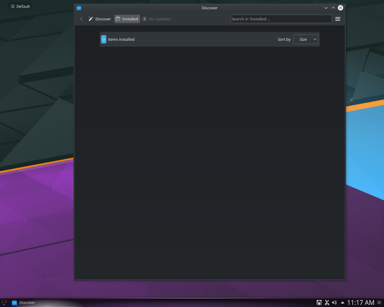 KDE neon desktop screenshot: 20160915 installed
