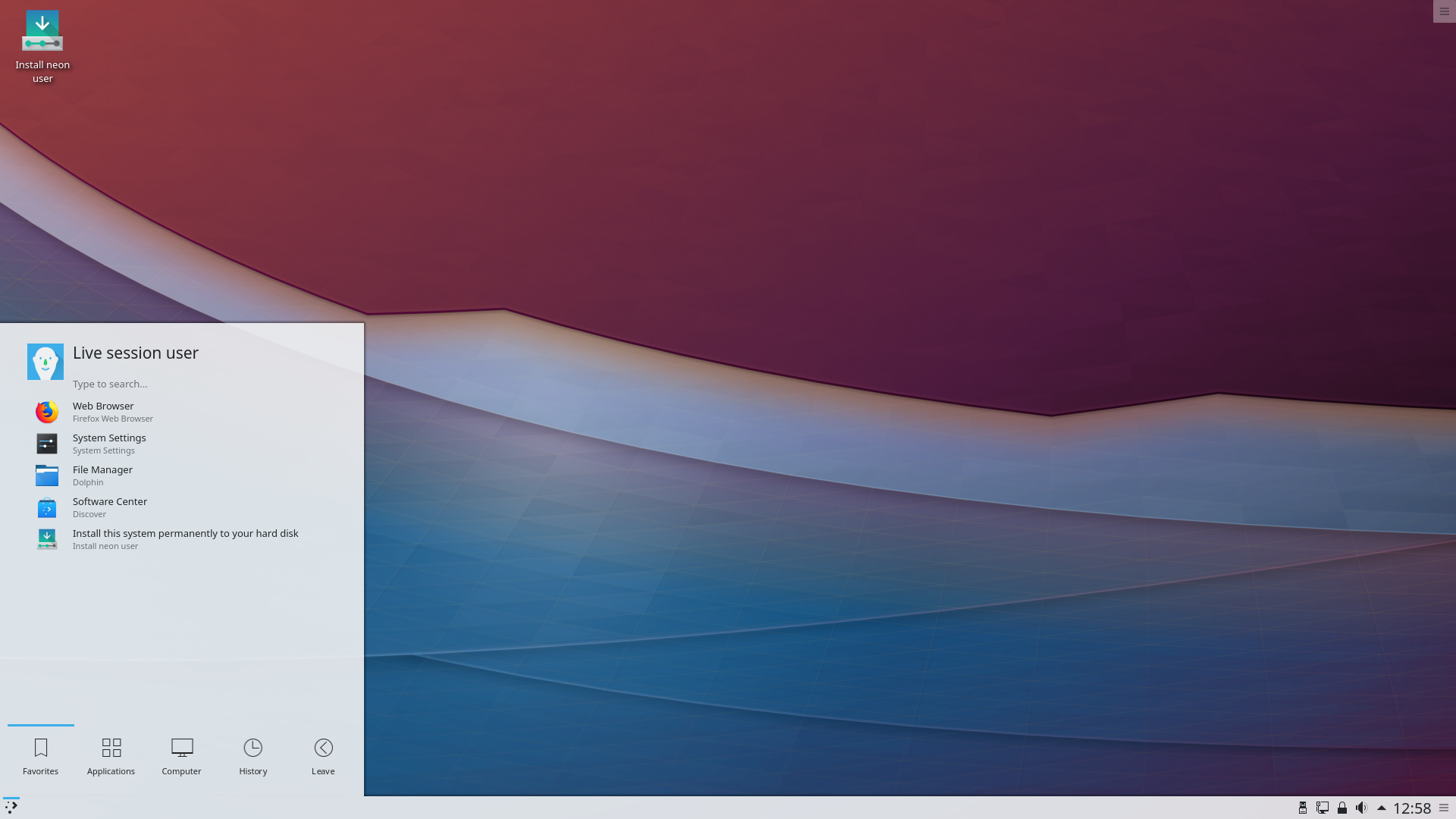 KDE neon desktop screenshot: 20180925
