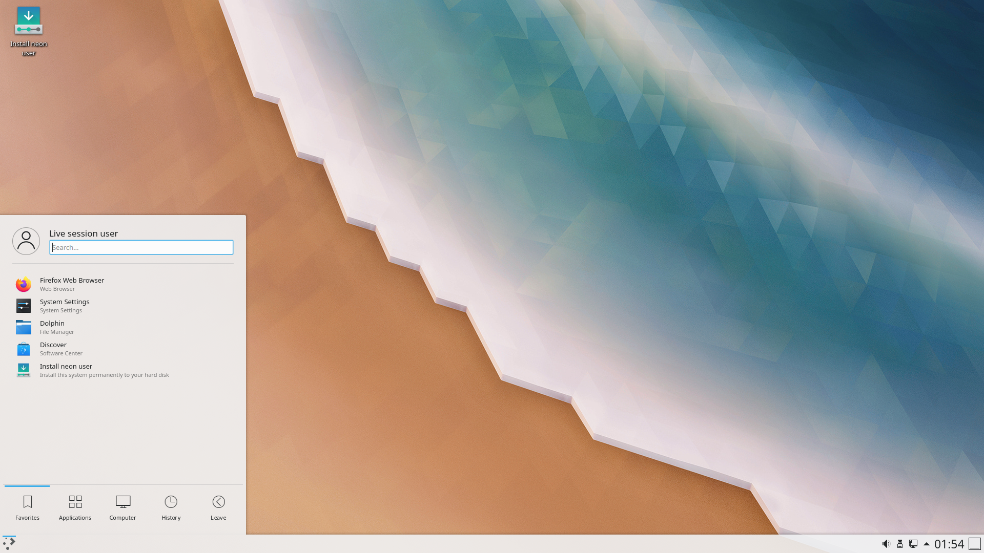 KDE neon desktop screenshot: 20200213