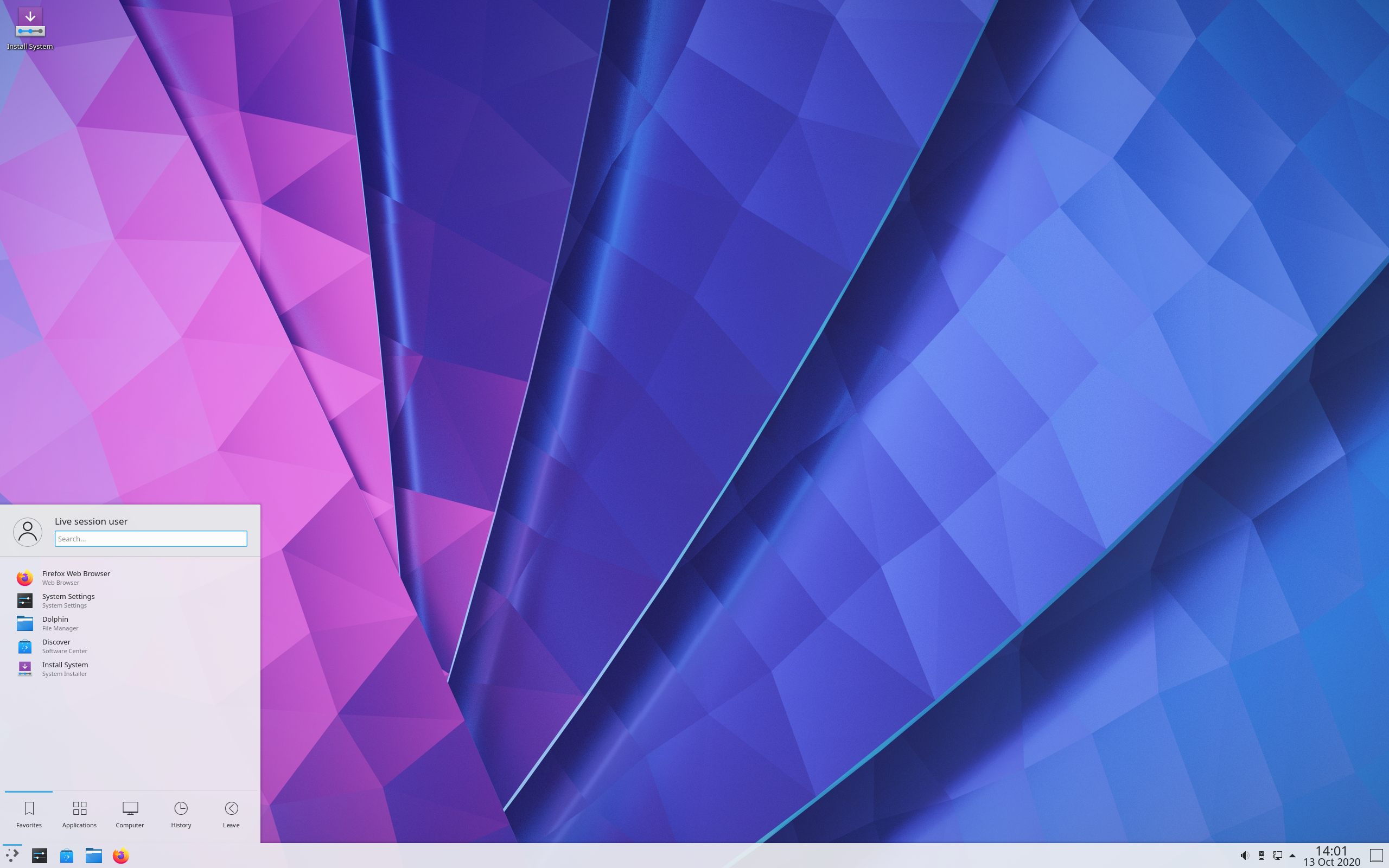 KDE neon desktop screenshot: 20201013