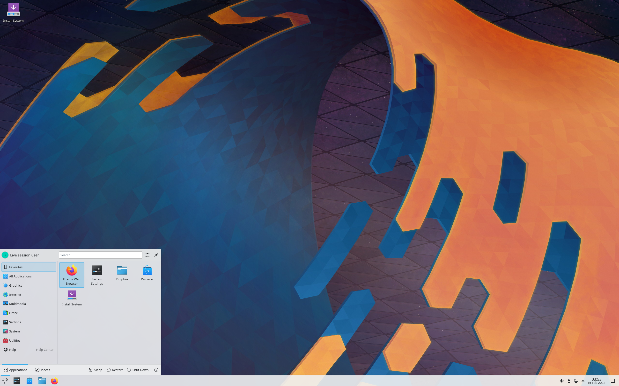 KDE neon desktop screenshot: 20220210