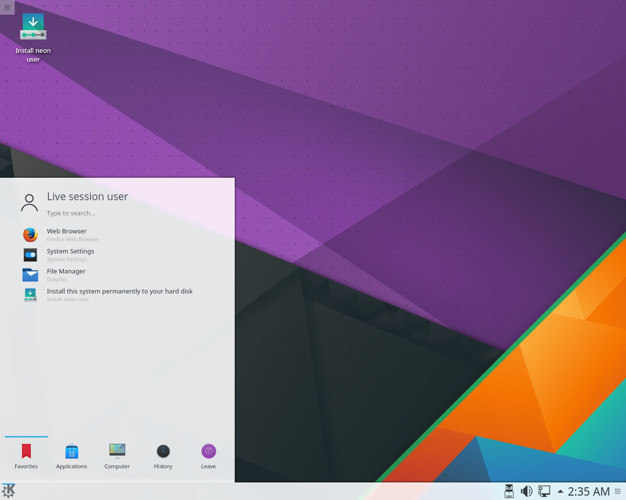 KDE neon desktop screenshot: 5.6