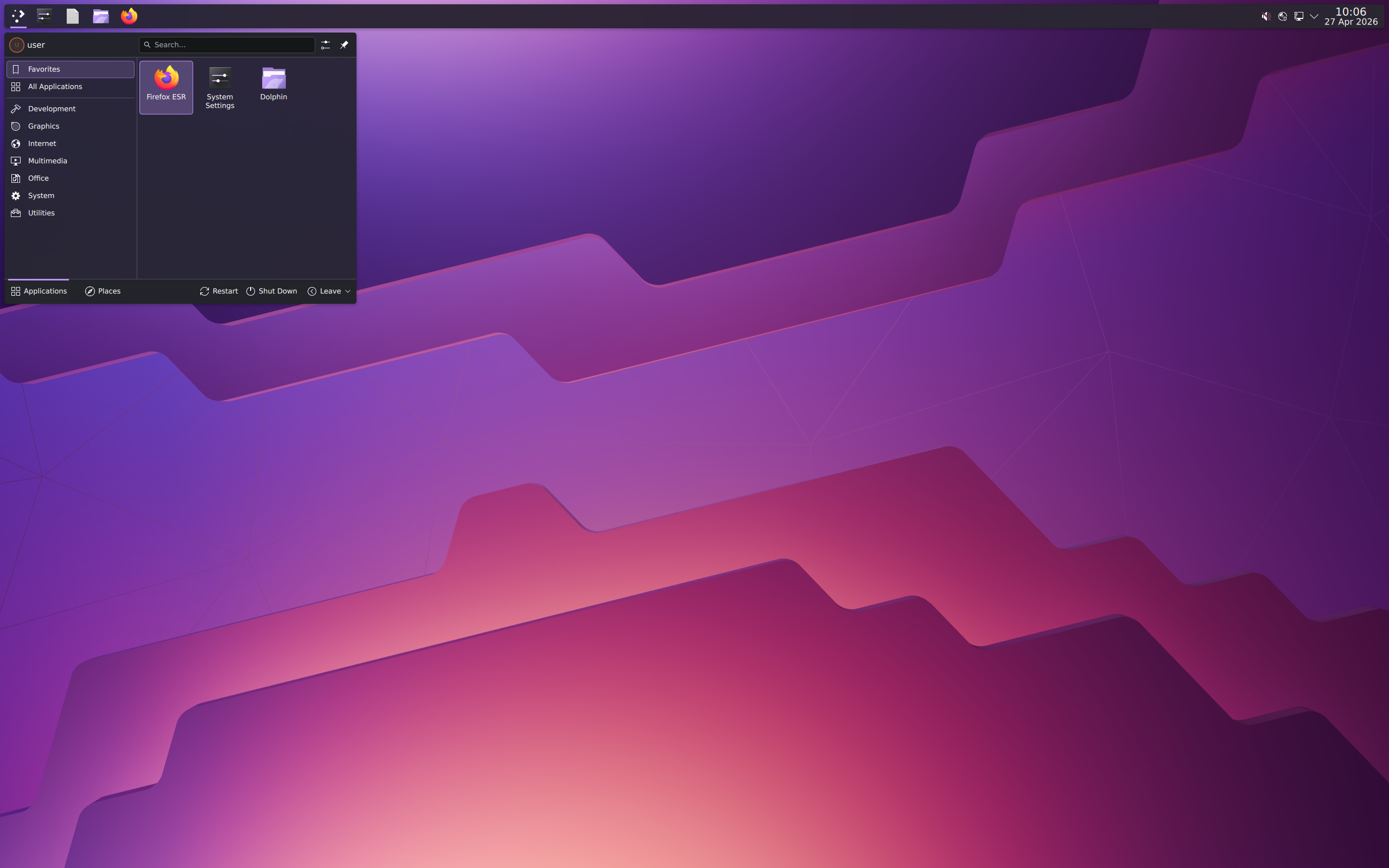 KibaOS desktop screenshot: 7