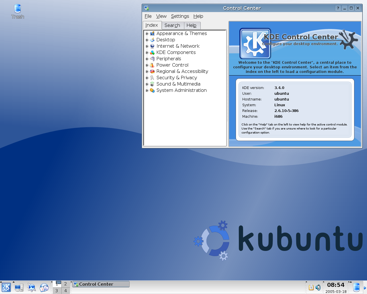 Kubuntu desktop screenshot: 5.04