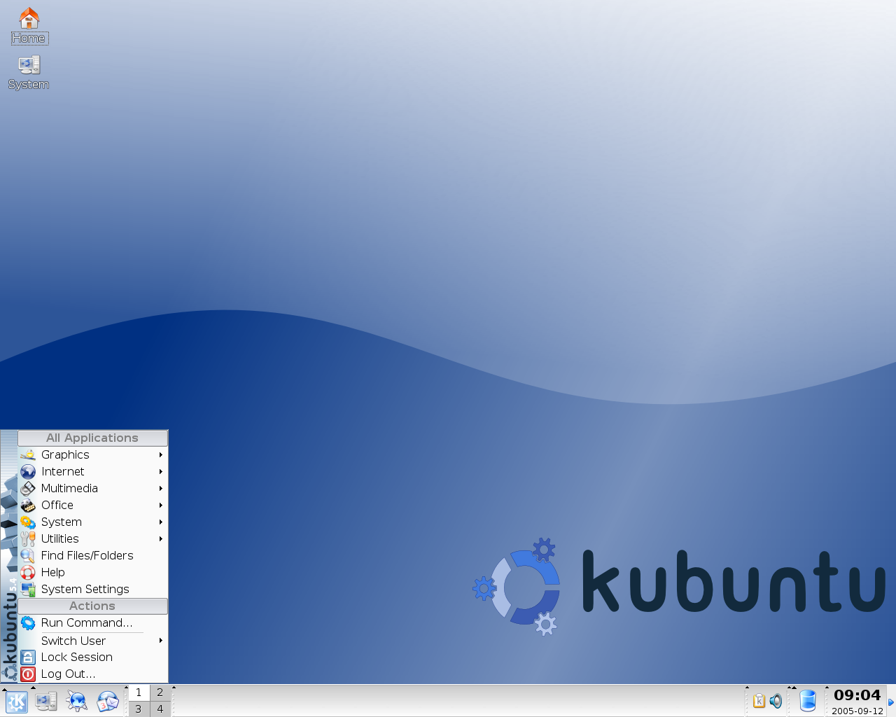 Kubuntu desktop screenshot: 5.10