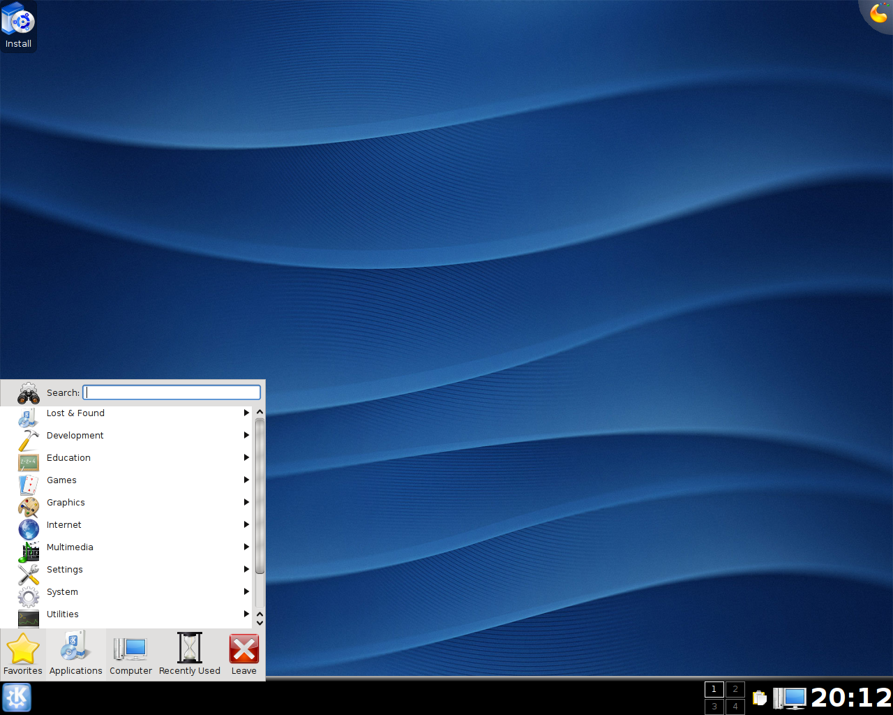 Kubuntu desktop screenshot: kde4