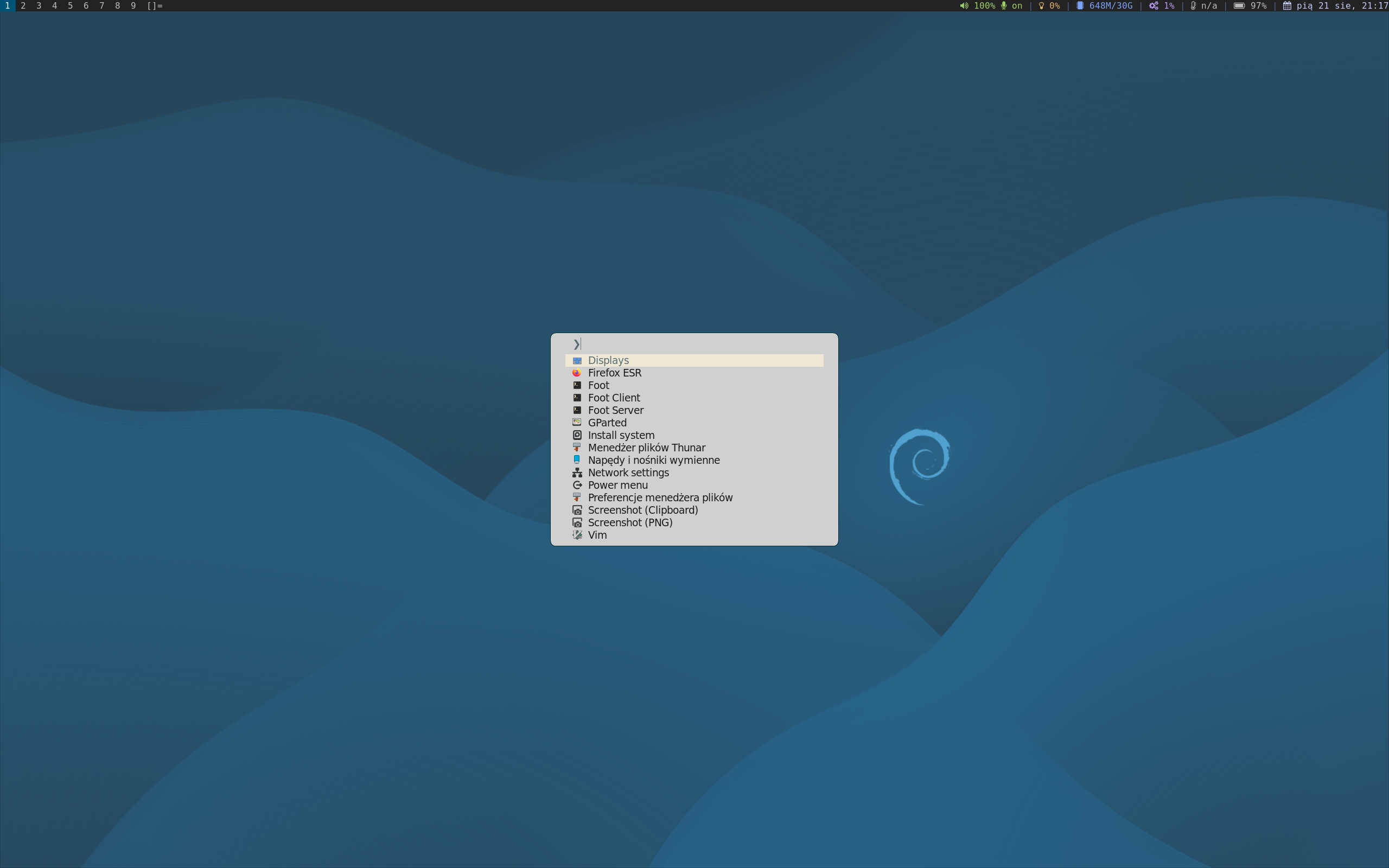 LajtLinux desktop screenshot: 13 20260817 dwl