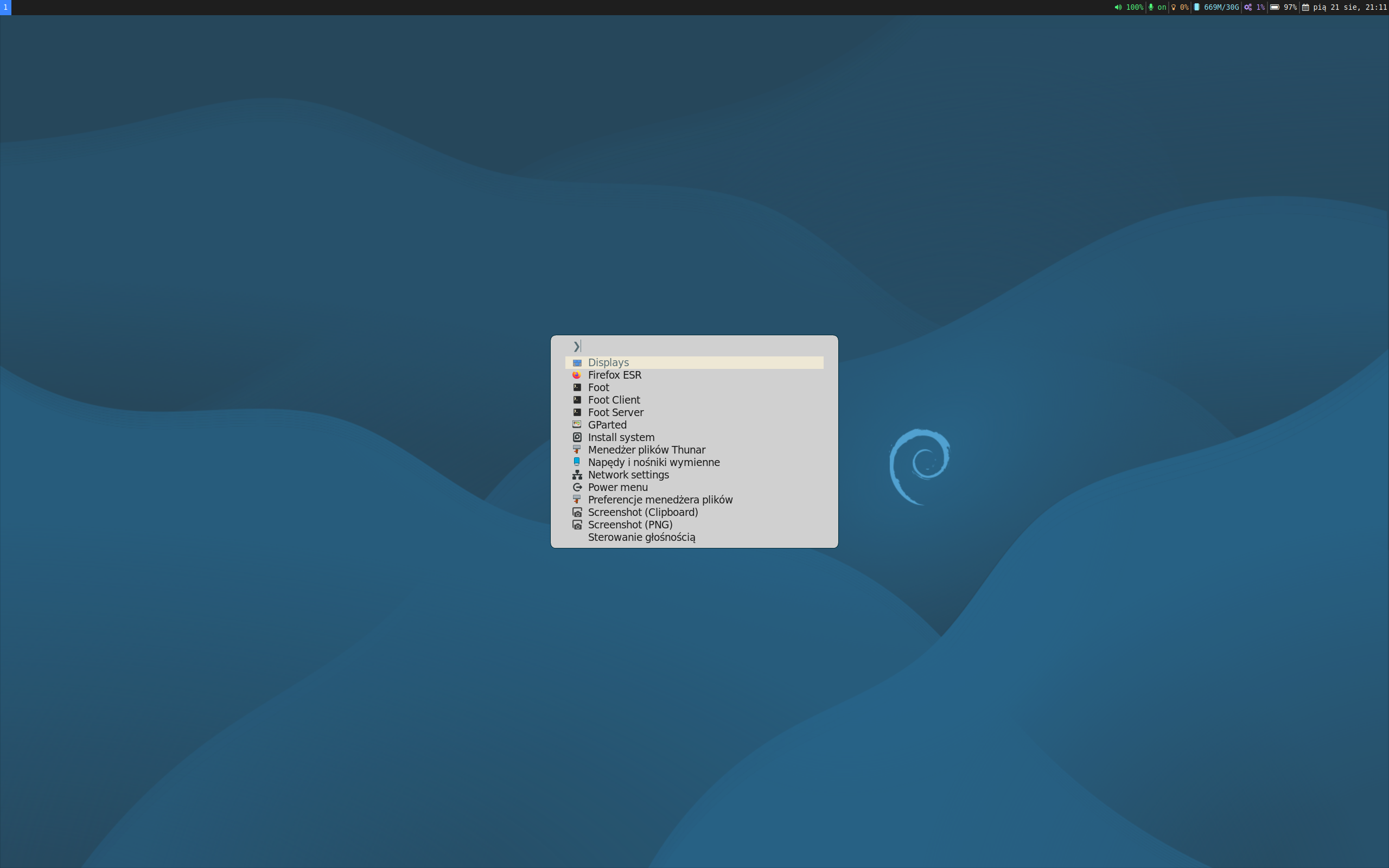 LajtLinux desktop screenshot: 13 20260817 sway