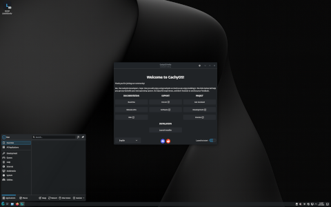 LastOSLinux desktop screenshot: Distribution overview