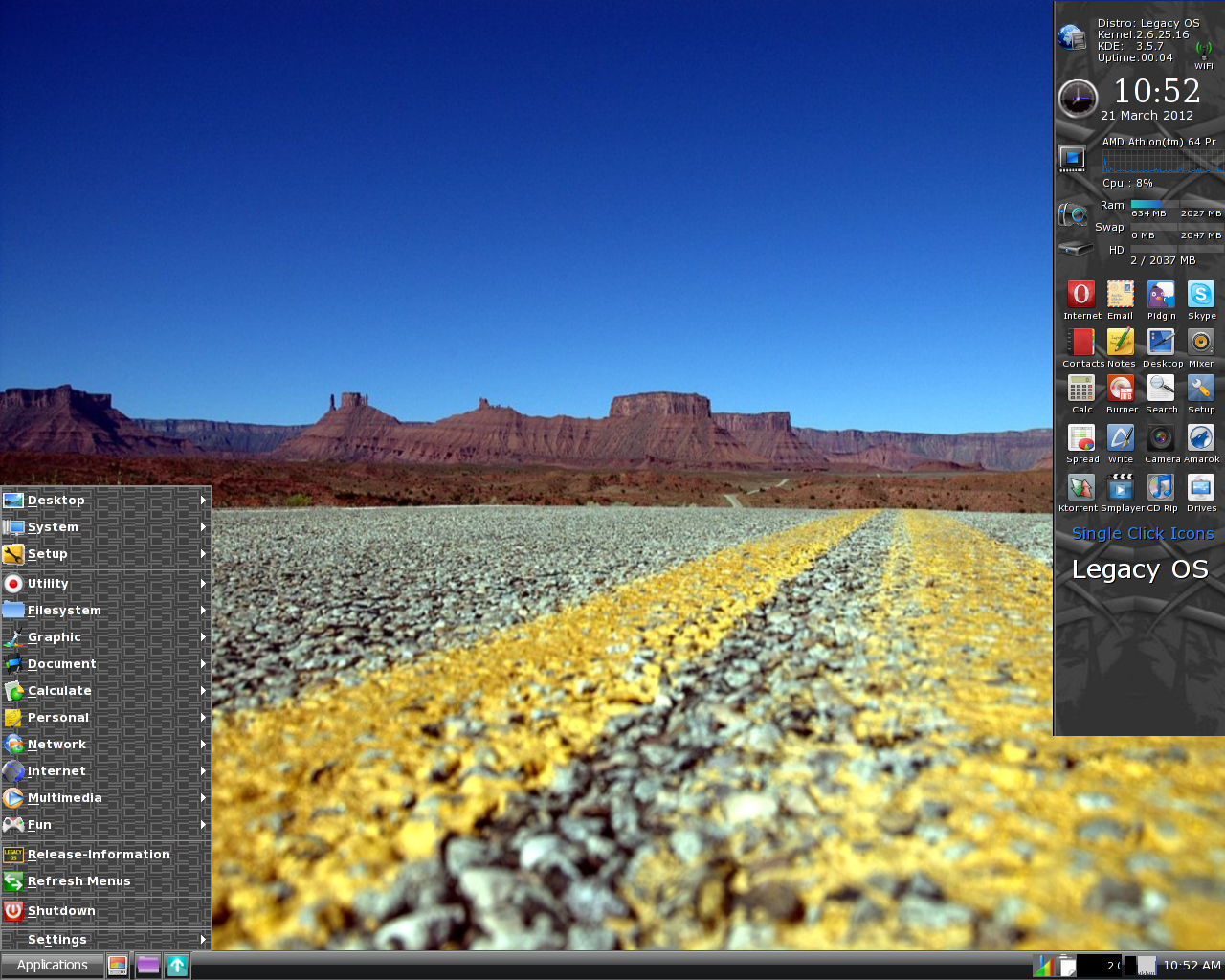 Legacy desktop screenshot: 4 mini