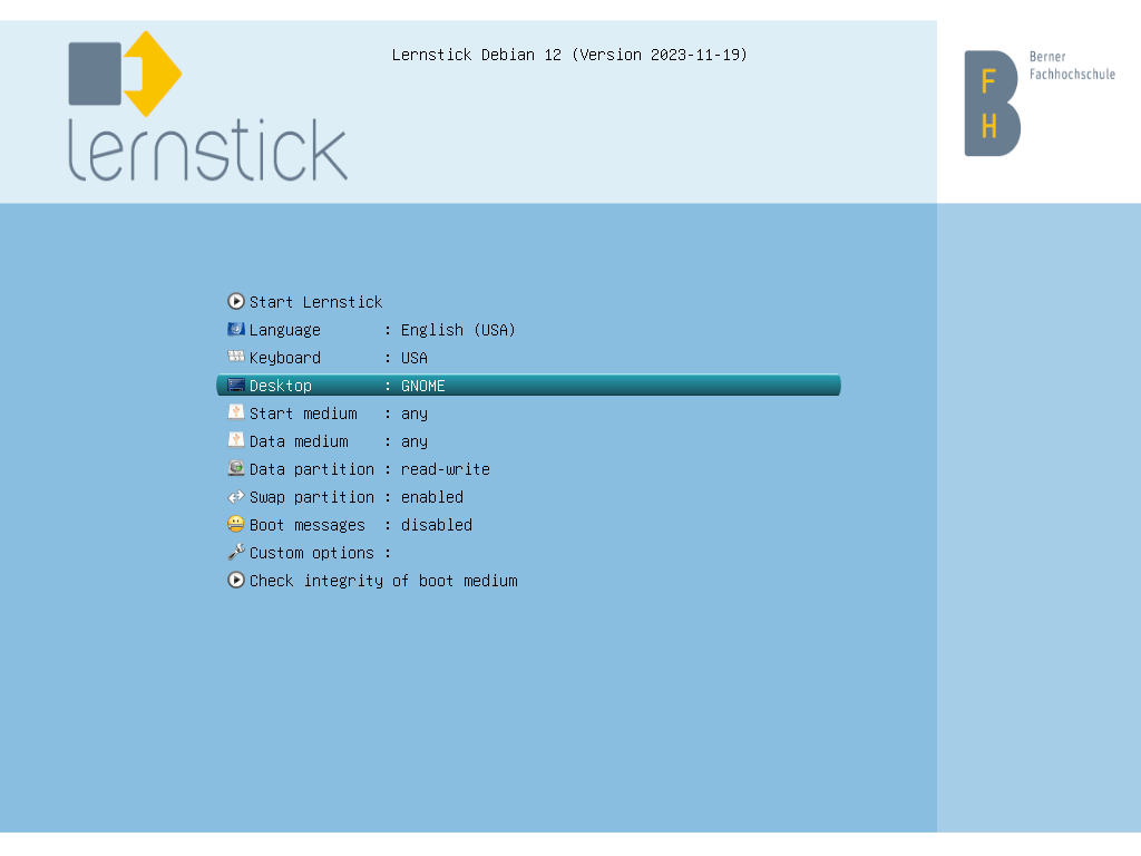 Lernstick desktop screenshot: 12 uefi grub2