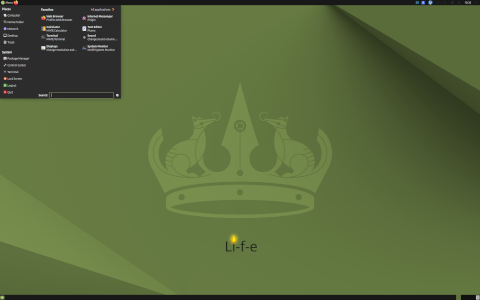 Li-f-e desktop screenshot: Distribution overview