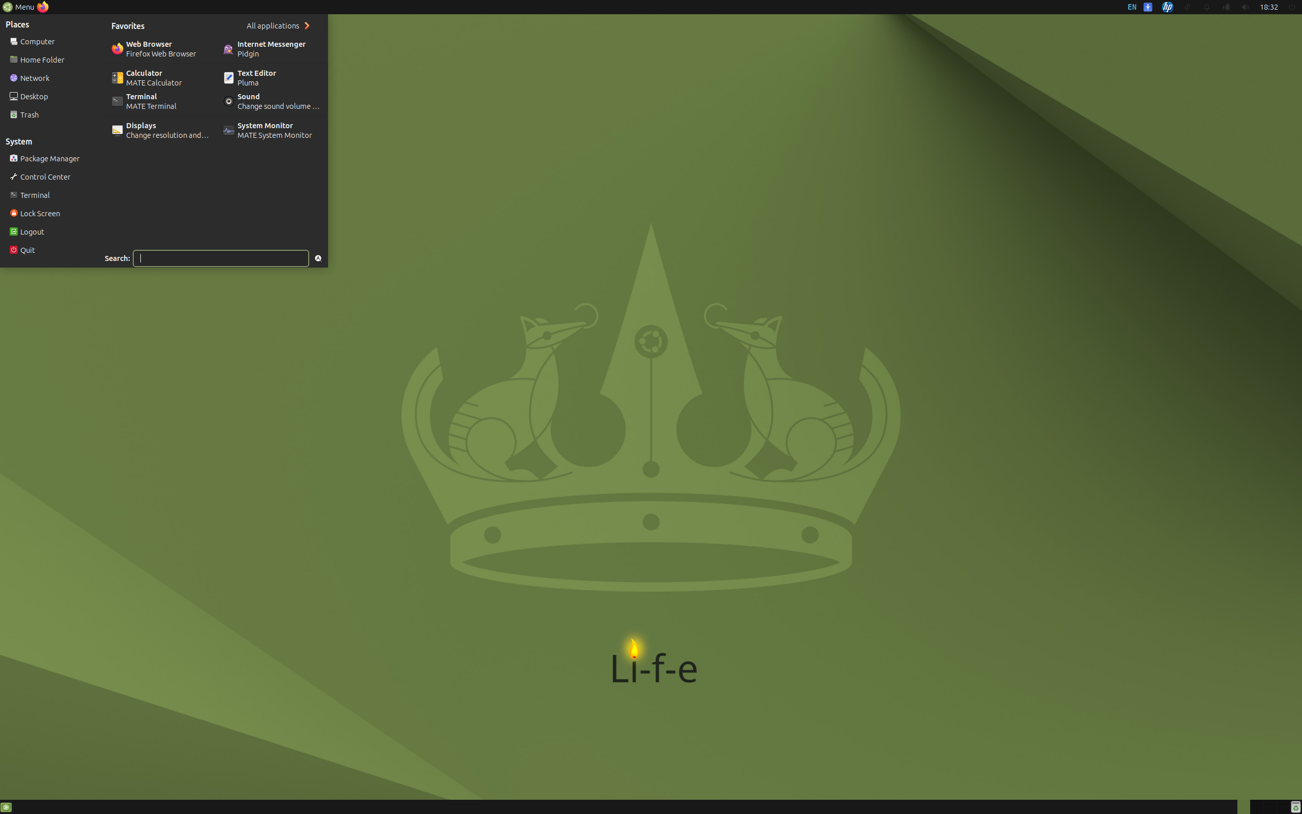 Li-f-e desktop screenshot: 24.04