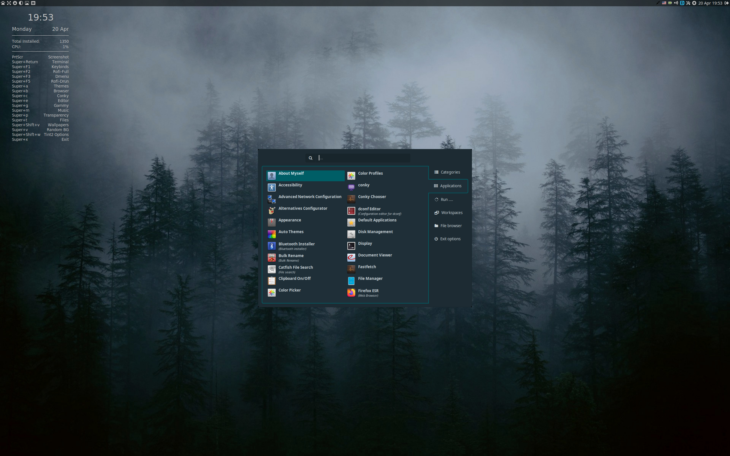 Lilidog desktop screenshot: 26.04.20