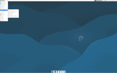LinuxCNC desktop screenshot: Distribution overview