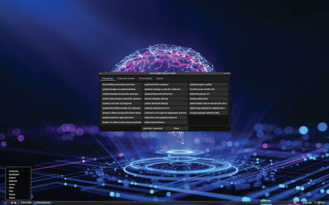 LinuxHub desktop screenshot: Distribution overview