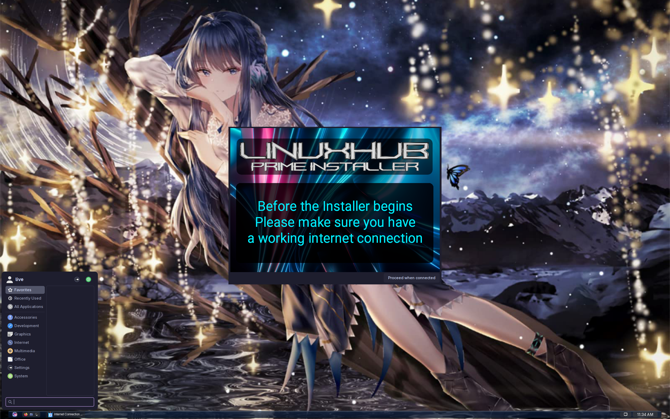 LinuxHub desktop screenshot: 2025.11.03