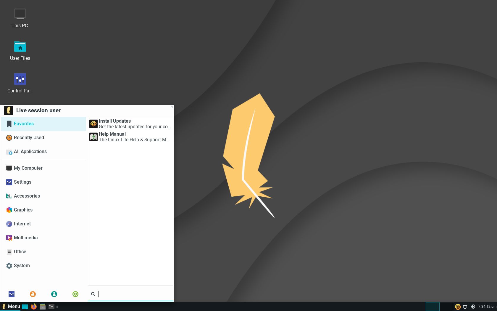 Lite desktop screenshot: 5.0
