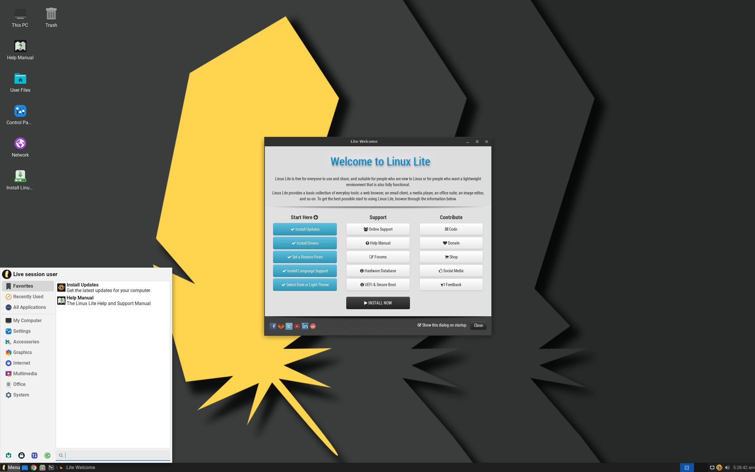 Lite desktop screenshot: 6.0