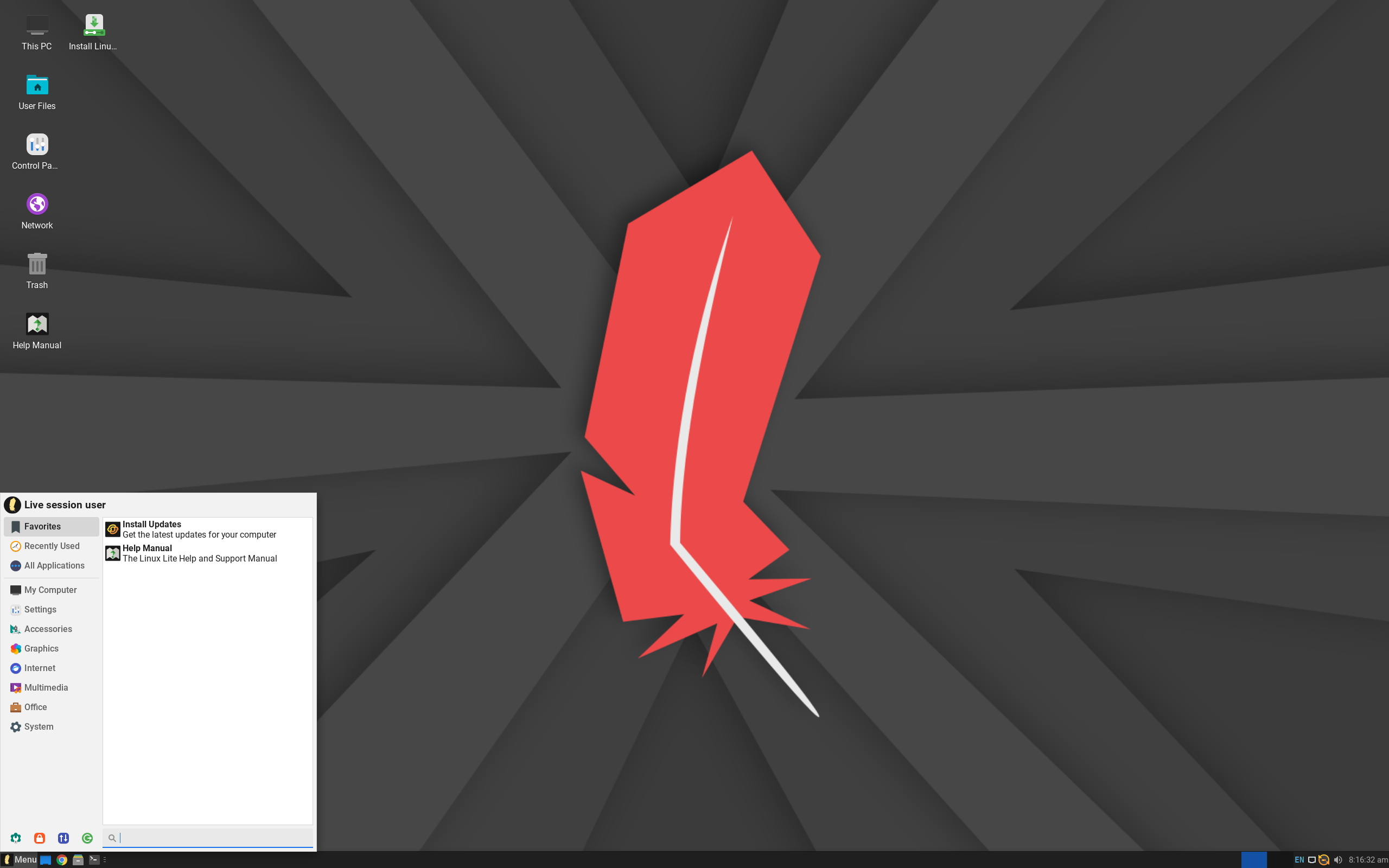 Lite desktop screenshot: 7.0
