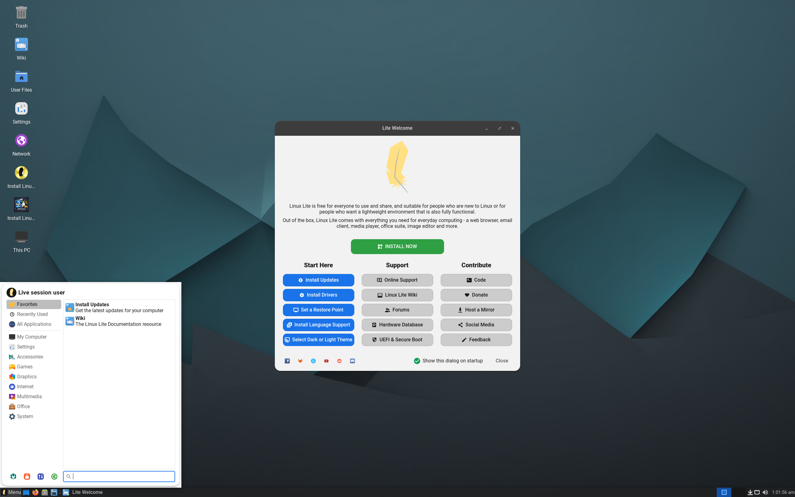 Lite desktop screenshot: 8.0