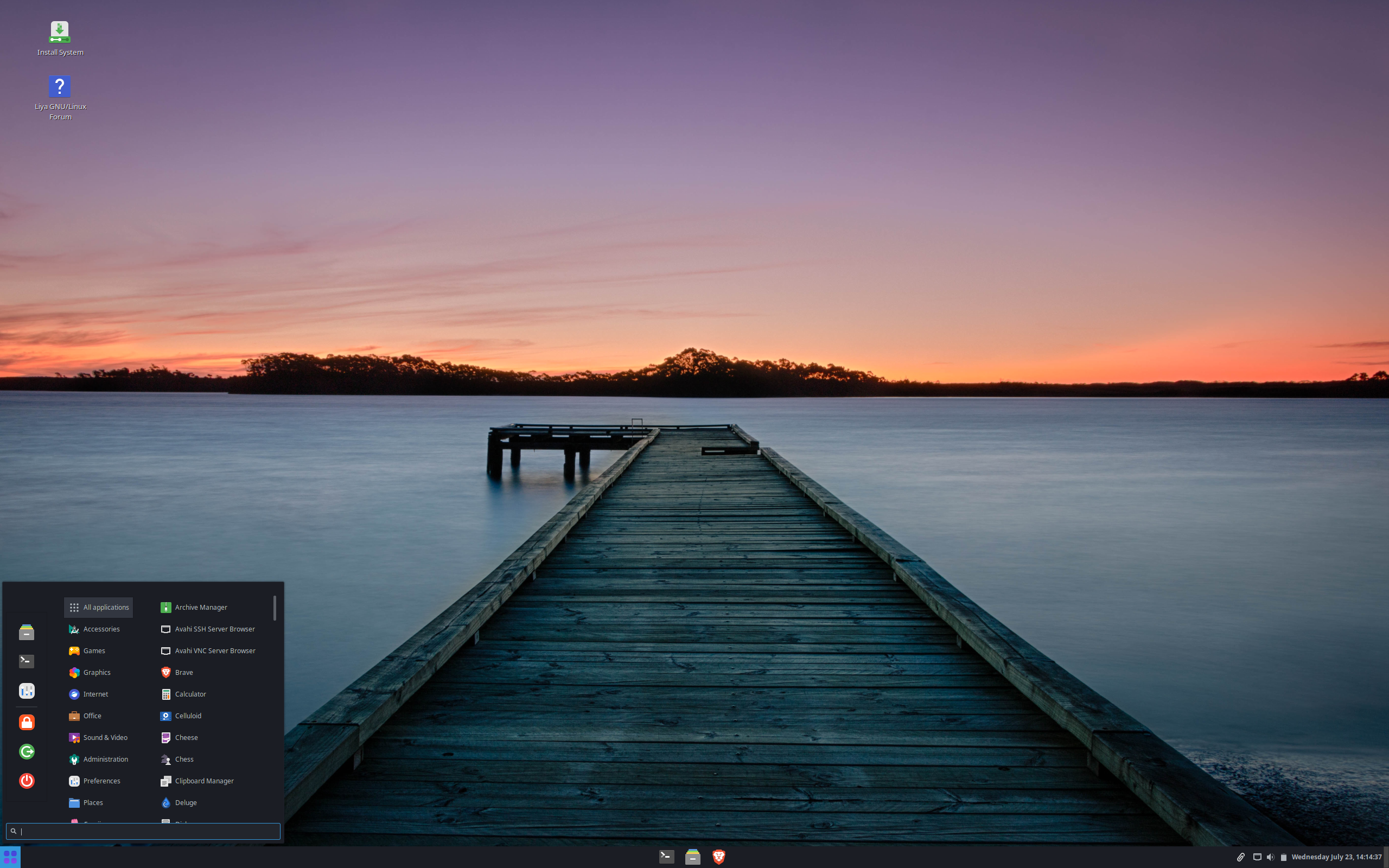 Liya desktop screenshot: 2.4