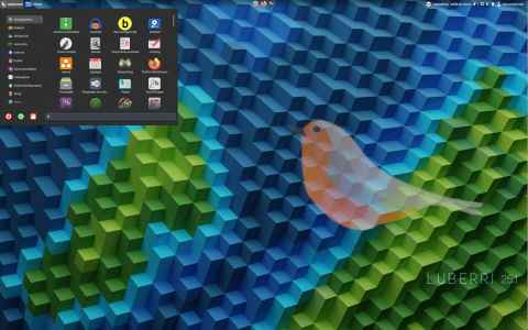 Luberri desktop screenshot: Distribution overview