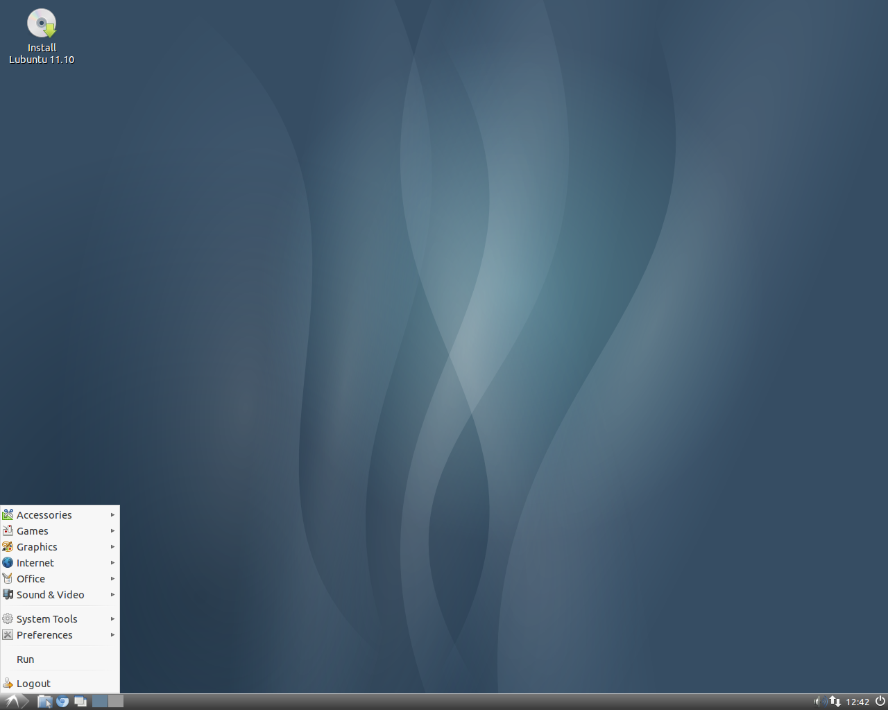 Lubuntu desktop screenshot: 11.10
