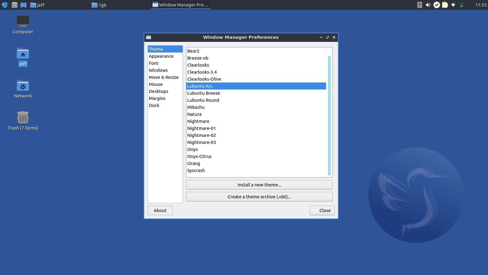 Lubuntu desktop screenshot: 22.10 openbox