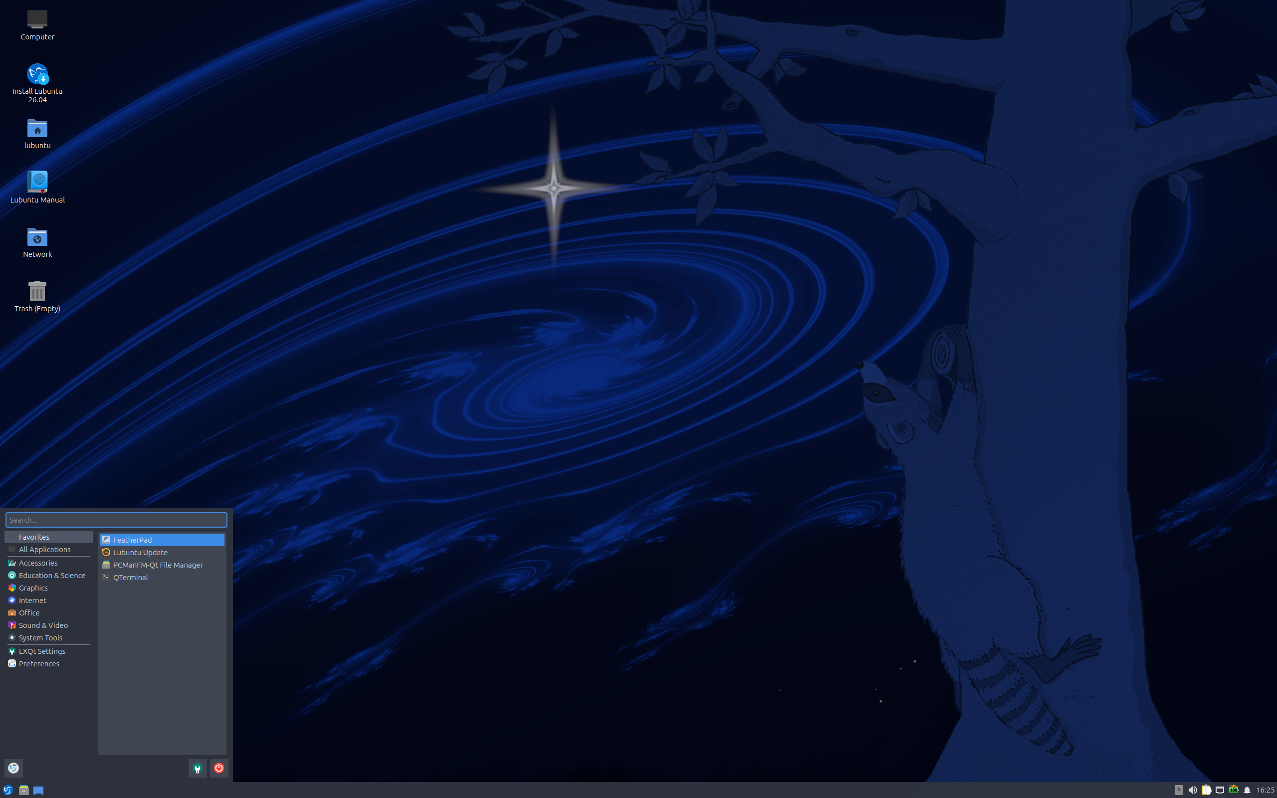Lubuntu desktop screenshot: 26.04