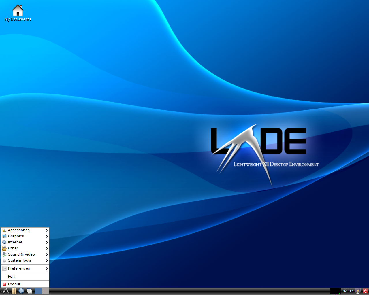 Lubuntu desktop screenshot: 9.10 beta14