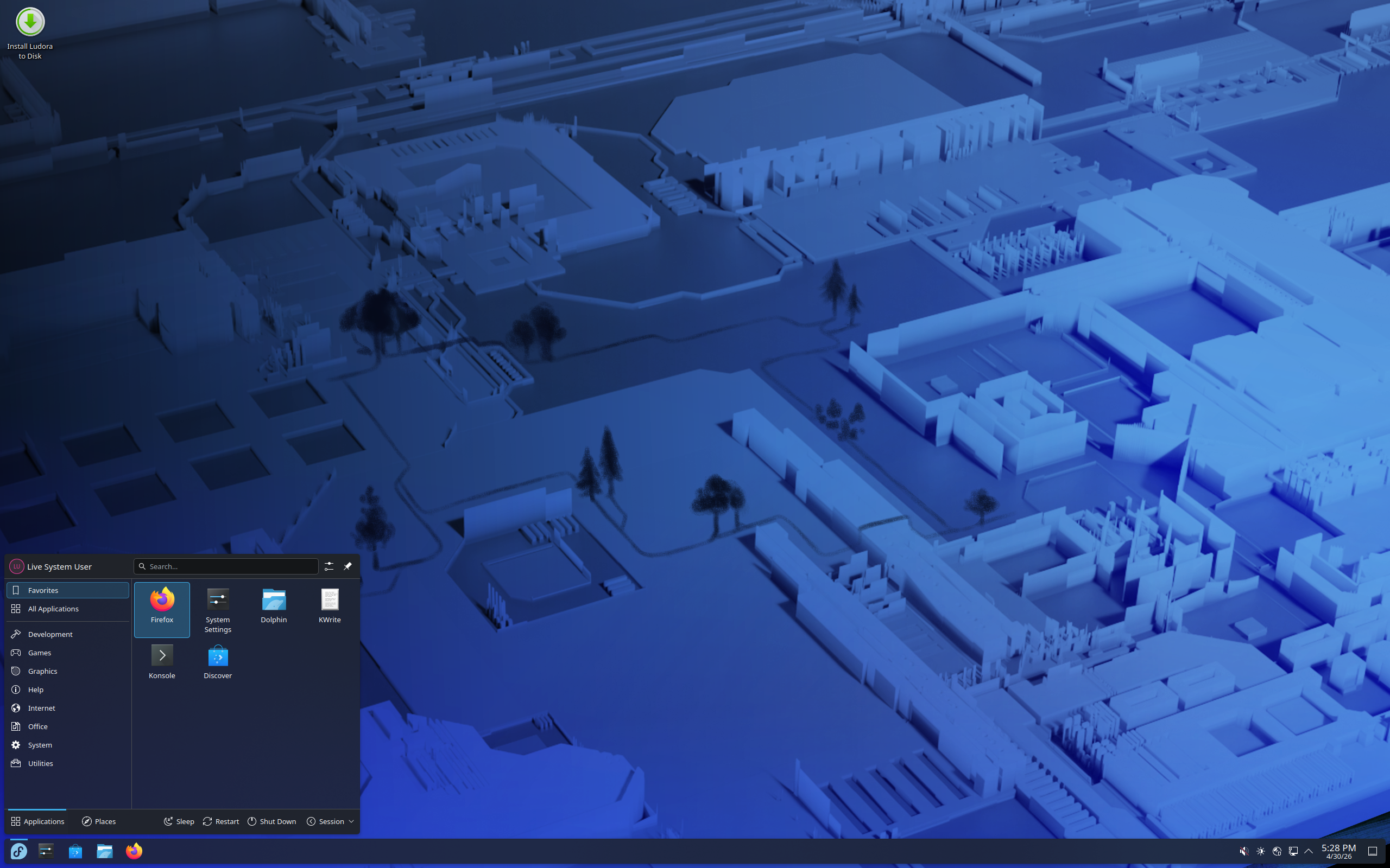 Ludora desktop screenshot: 44 2026 04 27