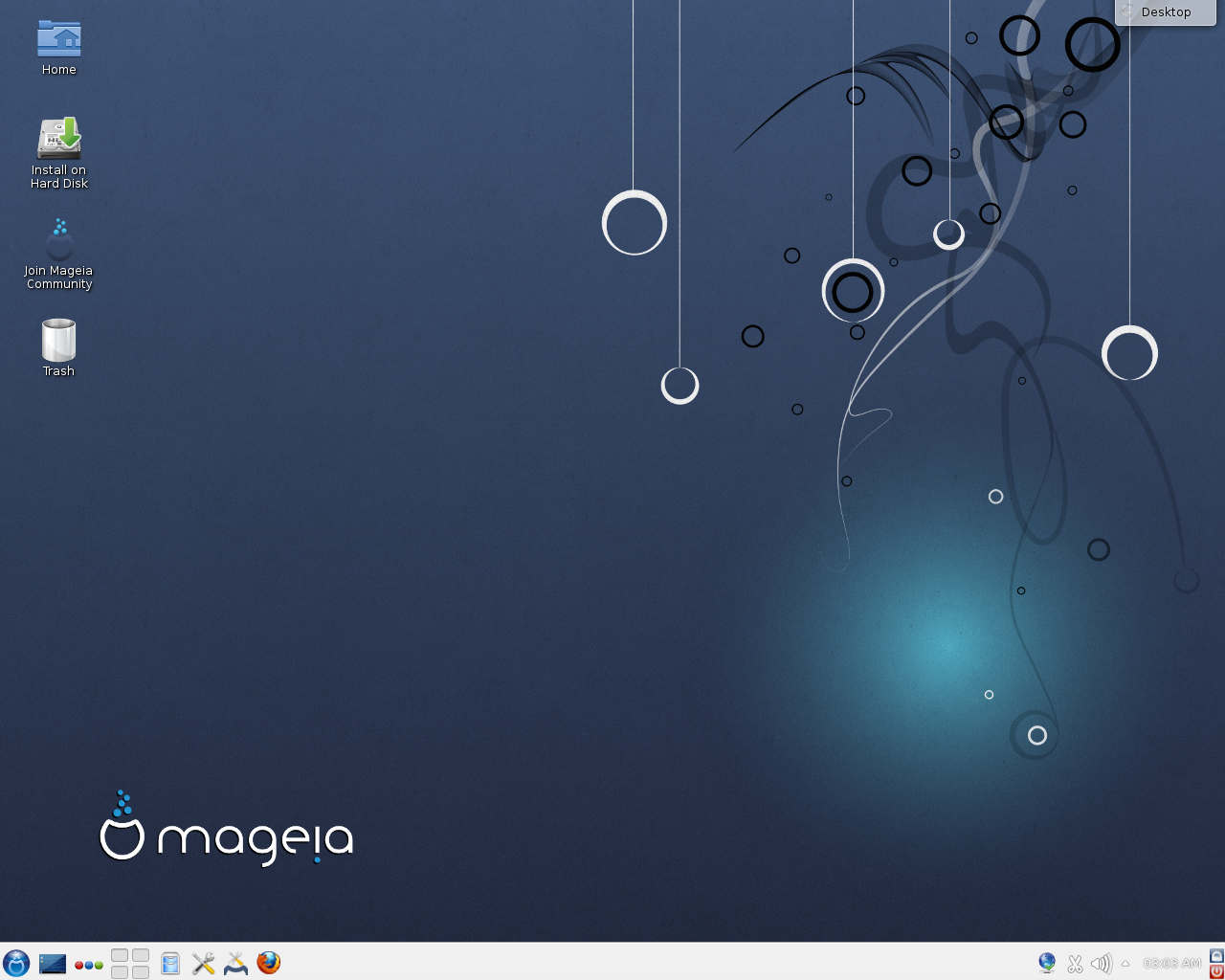 Mageia desktop screenshot: 3