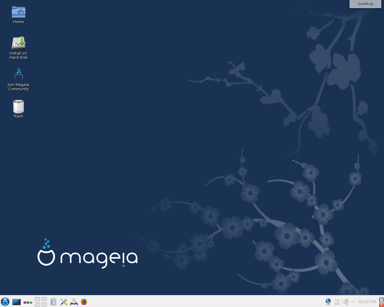 Mageia desktop screenshot: 4