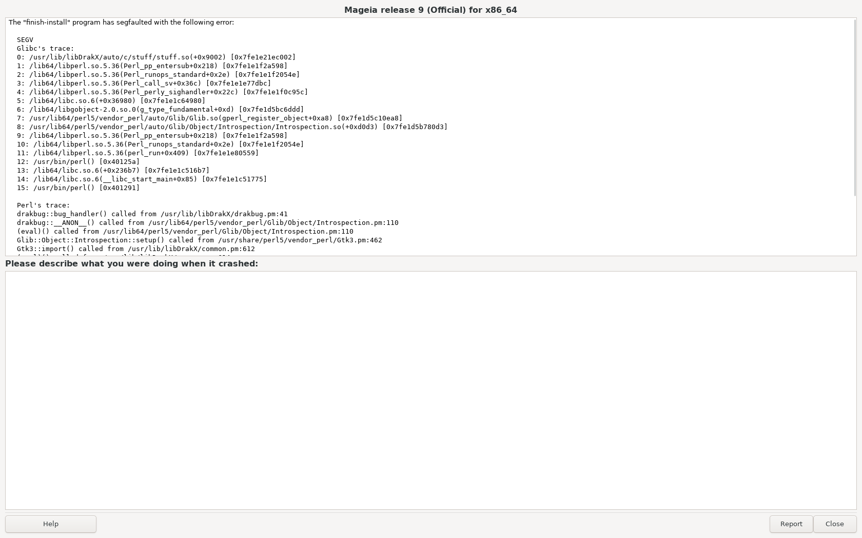 Mageia desktop screenshot: 9 first run