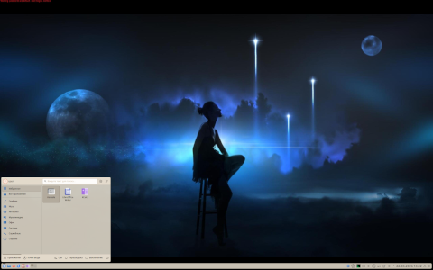 MagOS desktop screenshot: Distribution overview