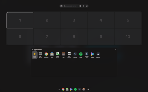 Mainstream desktop screenshot: Distribution overview